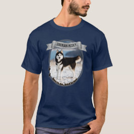 Sibirischer Husky "Geboren zu laufen. Zur Liebe ge T-Shirt