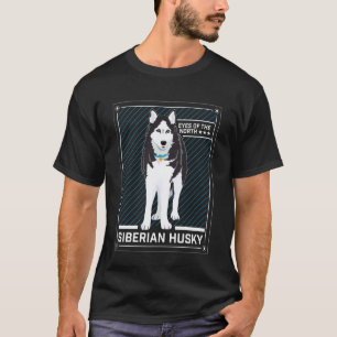 Sibirischer Husky-Hund, Augen des Nordens T-Shirt