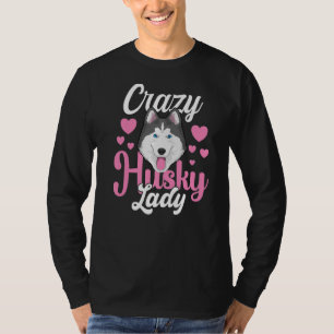 Sibirischer Husky-Hund-Bekleidung für Husky-Besitz T-Shirt