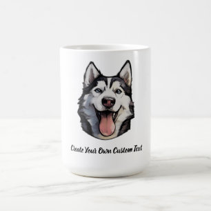 Sibirischer Husky Hund Erstellen Sie Ihren eigenen Kaffeetasse