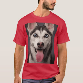 Sibirischer Husky Hund Tiere Geschenke Sicherer Ge T-Shirt