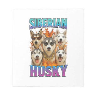 Sibirischer Husky-Kopie Notizblock