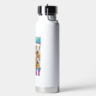 Sibirischer Husky-Kopie Trinkflasche