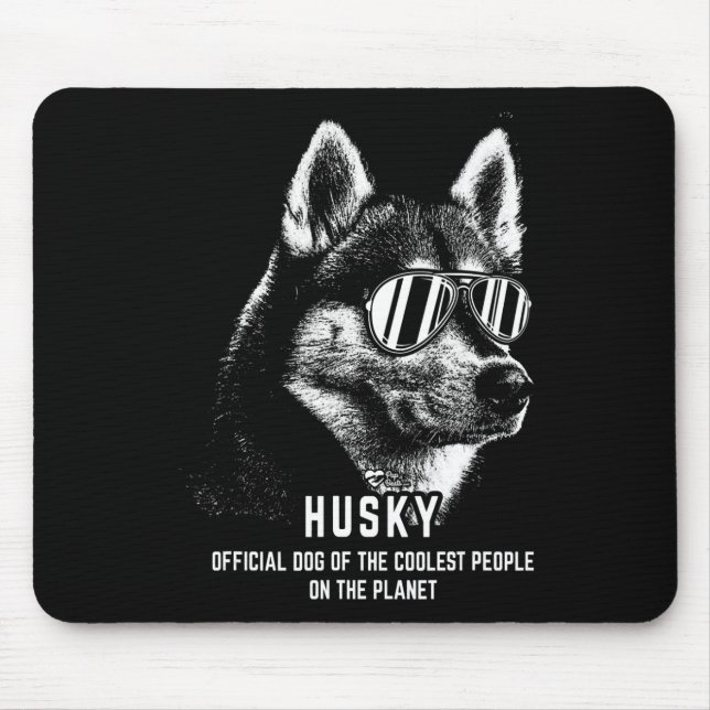 Sibirischer Husky-Offizieller Hund vom Coolsten Mousepad (Vorne)
