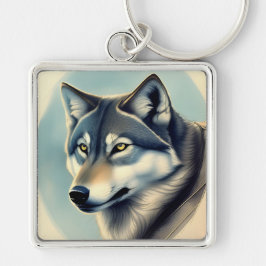 Sibirischer Husky Schlüsselanhänger
