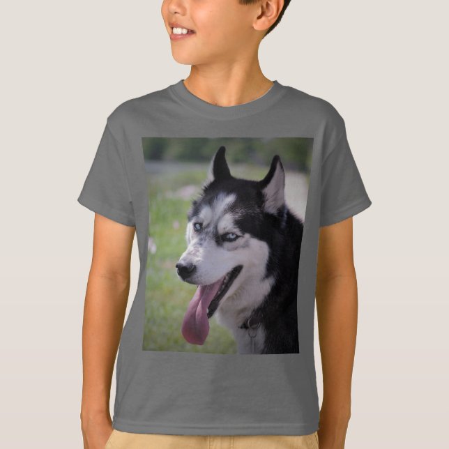 Sibirischer Husky T-Shirt (Vorderseite)
