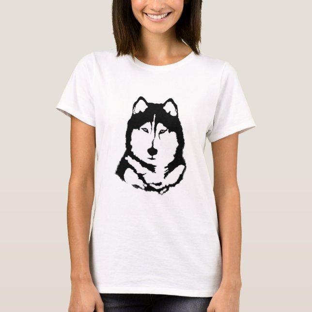 Sibirischer Husky T-Shirt (Vorderseite)