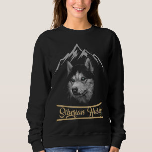 Sibirischer Husky-Vater und Mama Sweatshirt
