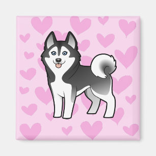 Sibirischer Schlittenhund-/alaskischer Magnet