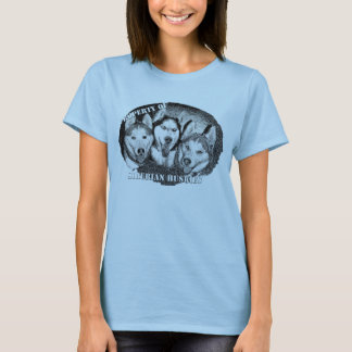 Sibirischer Schlittenhund - Eigentum-Flecken W. T-Shirt