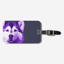 Sibirischer Schlittenhund-niedrige Polykunst in