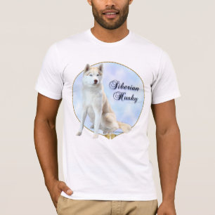 Sibirischer Schlittenhund-Porträt-T - Shirt