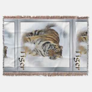 Sibirischer Tiger Decke