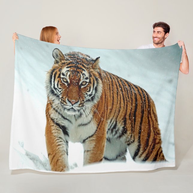 SIBIRISCHER TIGER FLEECEDECKE (Beispiel)