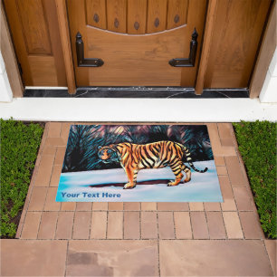 Sibirischer Tiger Fußmatte