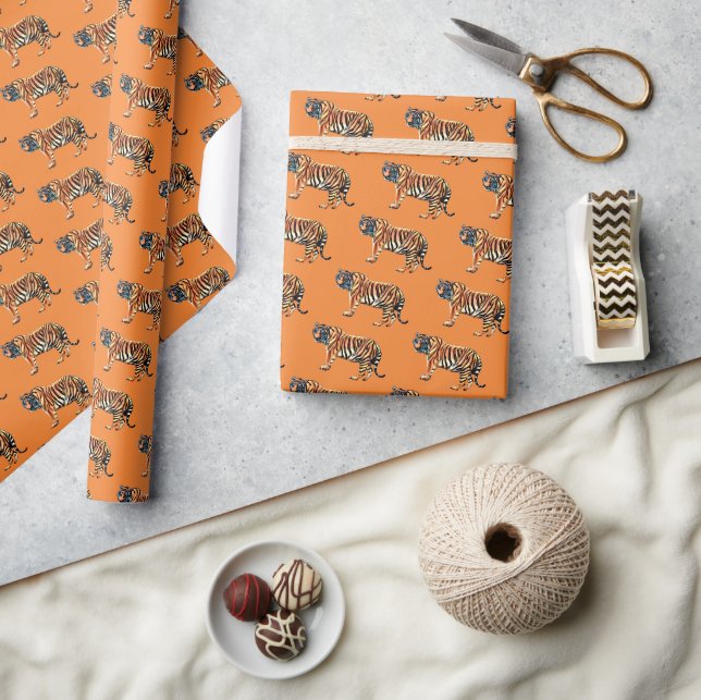 Sibirischer Tiger Geschenkpapier (Kunsthandwerk)