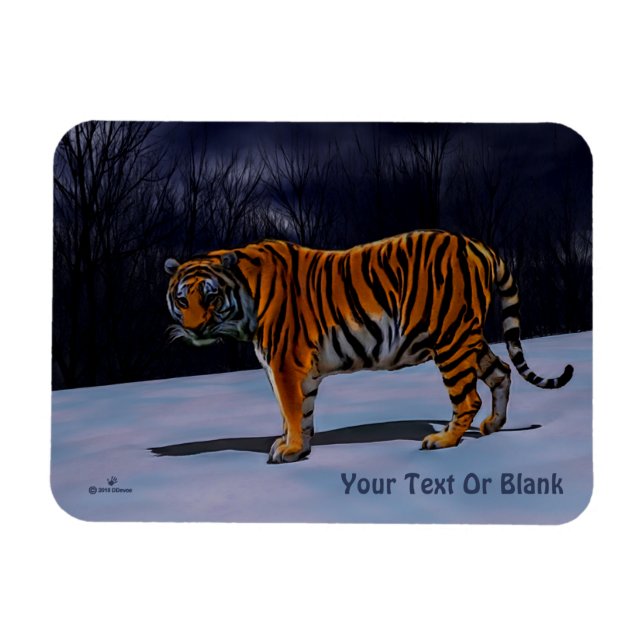 Sibirischer Tiger Magnet (Horizontal)