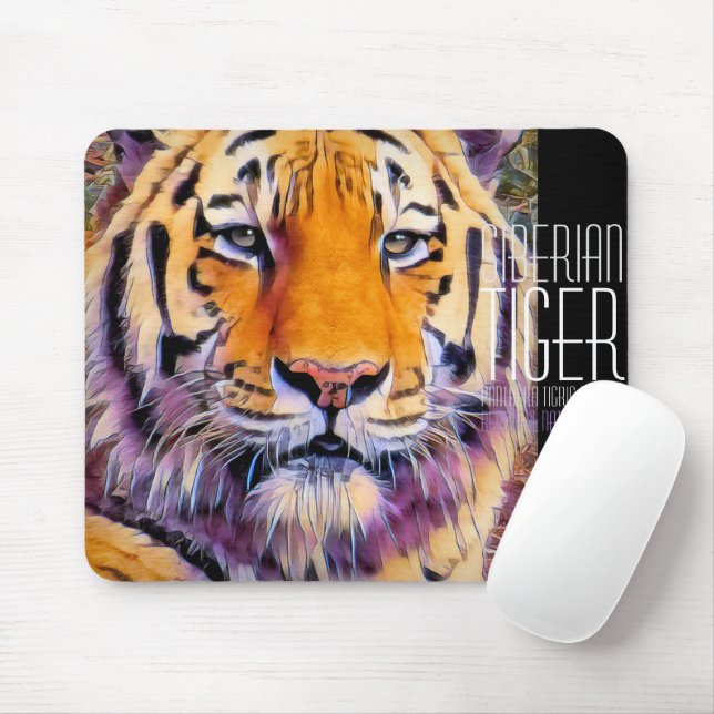 Sibirischer Tiger [Mauspad] Mousepad (Mit Mouse)