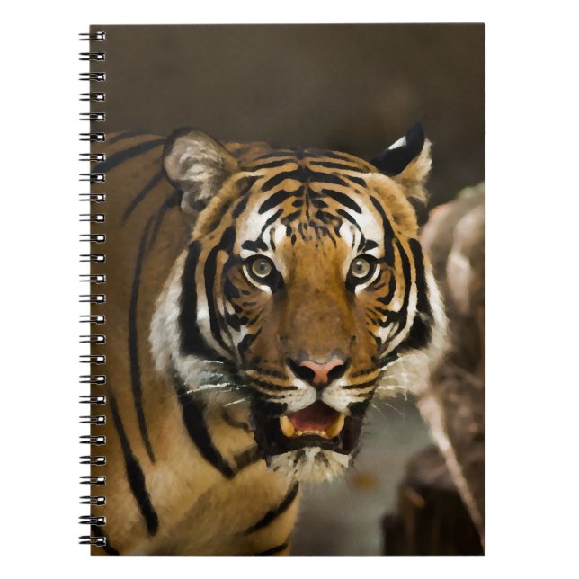 Sibirischer Tiger Notizblock (Vorderseite)