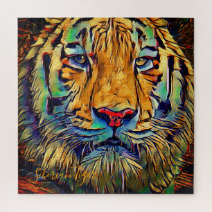Sibirischer Tiger [Square Jigsaw puzzle]