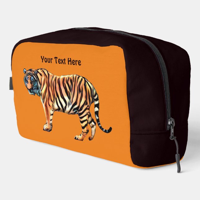 Sibirischer Tiger Waschbeutel (Rechte Ecke)