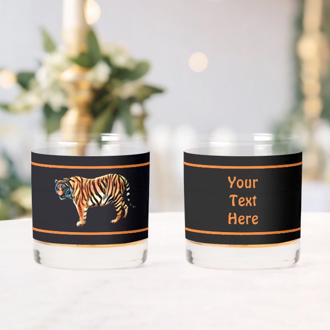 Sibirischer Tiger Whiskyglas (Insitu (Hochzeit))