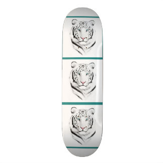 Sibirischer weißer Tiger Skateboard