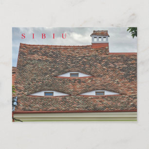 Sibiu Augen Fenster Blick Postkarte