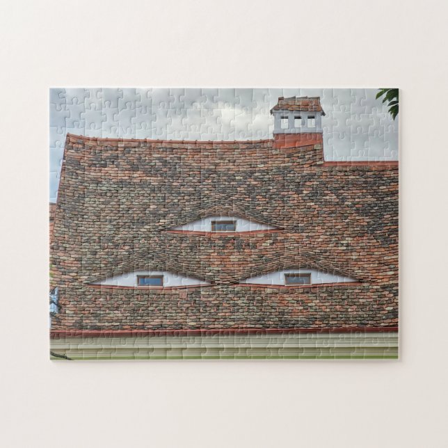 Sibiu Augen Fenster Blick Puzzle (Horizontal)