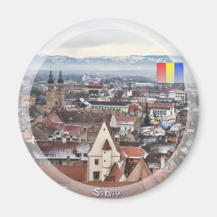 Sibiu-Panorama Magnet
