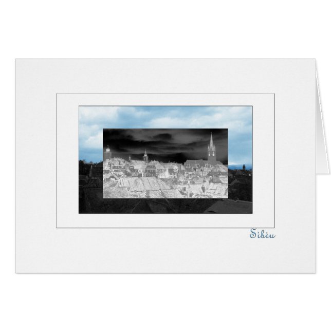 Sibiu Panorama View (Vorderseite (Horizontal))