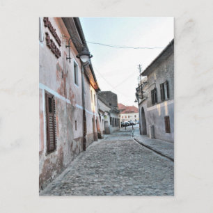 Sibiu Straße Postkarte