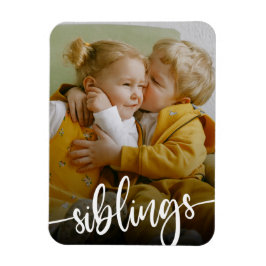 Siblings Brother Sister Foto Magnet