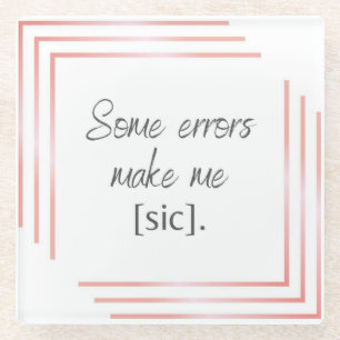 Sic Pink Untersetzer