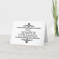 Sic Semper Tyrannis