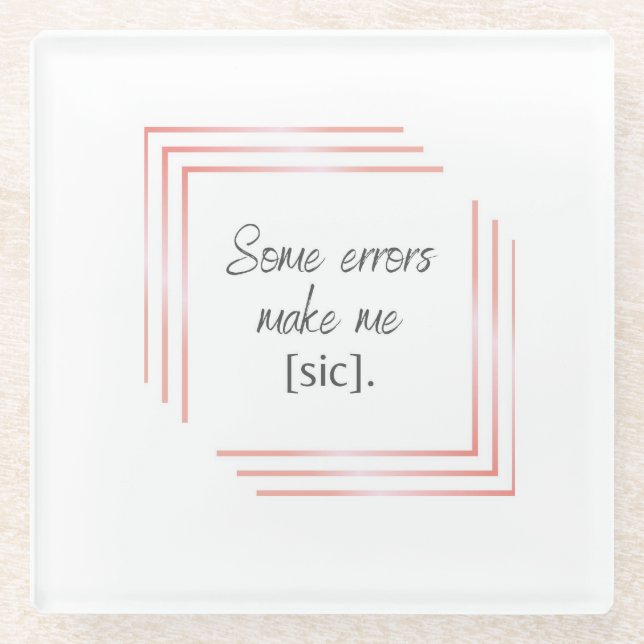 Sic Untersetzer (Vorderseite)