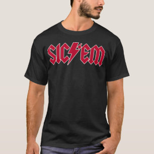 Sic'Em Go Dawgs Highschool Football T-Shirt