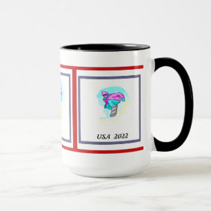 Sich auf das Snowboarden verlieben - Tasse