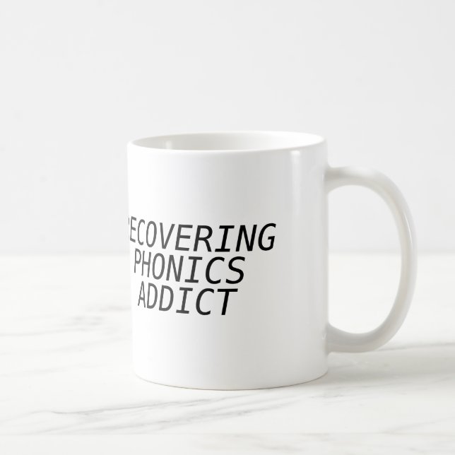 sich erholender Phonic-Süchtiger Kaffeetasse (Rechts)