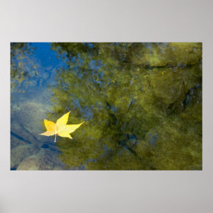 Sich hin- und herbewegendes Blatt Poster