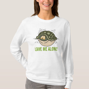 sich in der Schale verstecken in Schildkröte lasst T-Shirt