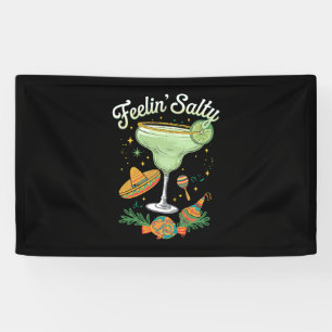 Sich salzig fühlende Margarita Lustig Cinco De May Banner