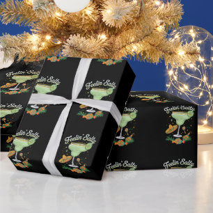 Sich salzig fühlende Margarita Lustig Cinco De May Geschenkpapier