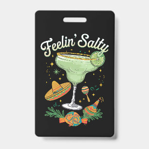 Sich salzig fühlende Margarita Lustiges Cinco De M Ausweis