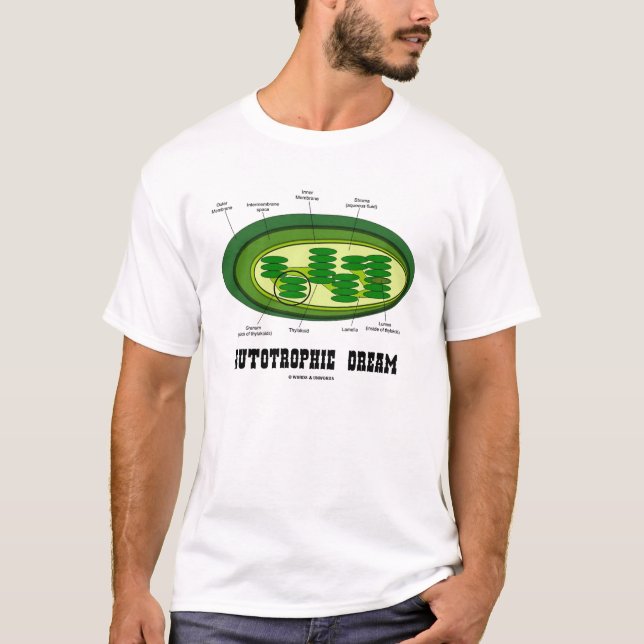 Sich selbst ernährender Traum (Chloroplast) T-Shirt (Vorderseite)