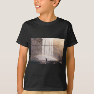 Sich selbst kennen Zitat - Kinder T-Shirt