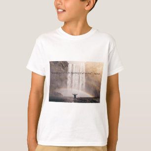 Sich selbst kennen Zitat - Kinder T-Shirt