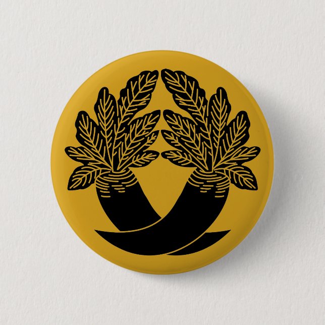 Sich überschneidende Rettiche Button (Vorderseite)