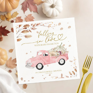 Sich Verlieben Mädchen Baby-Party Serviette