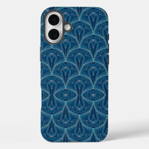 Sich wiederholendes geometrisches Art Deco-Muster iPhone 16 Plus Hülle